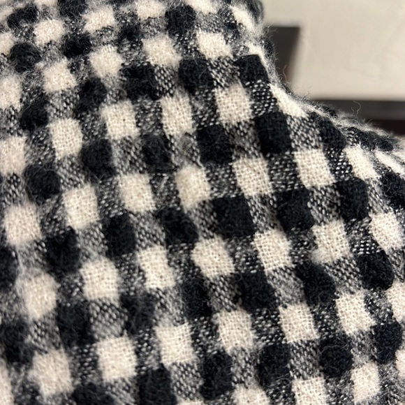 Ichi Antiquities Black & Ecru Gingham Dress One Size - Picture 3 of 7